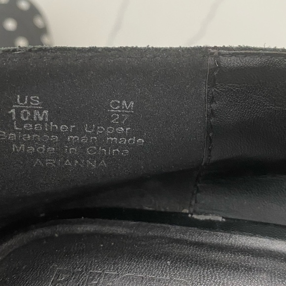 Bleechers and bond Arianna studded leather loafers slip on size 10 - Picture 5 of 12